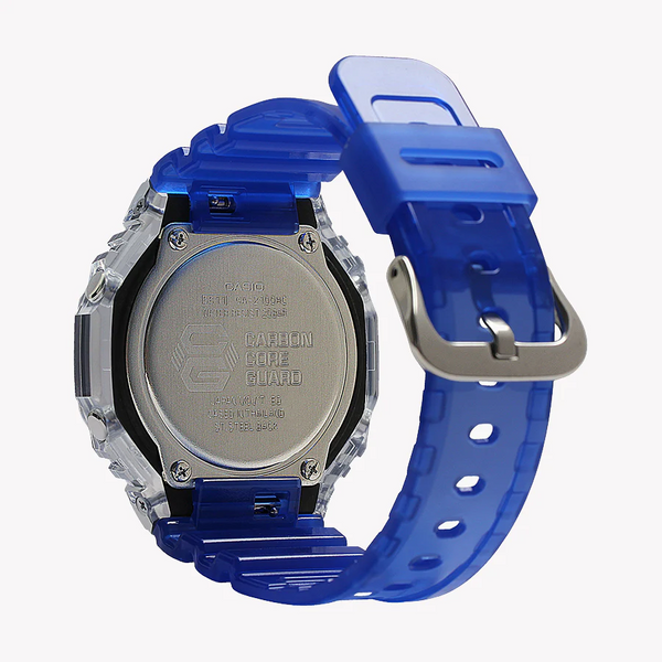 Casio G-Shock Ga-2100hc-2adr Oak - Bold Blue Adventure Men's Watch With Durable Resin BAnd and Digital Dial by i-watch