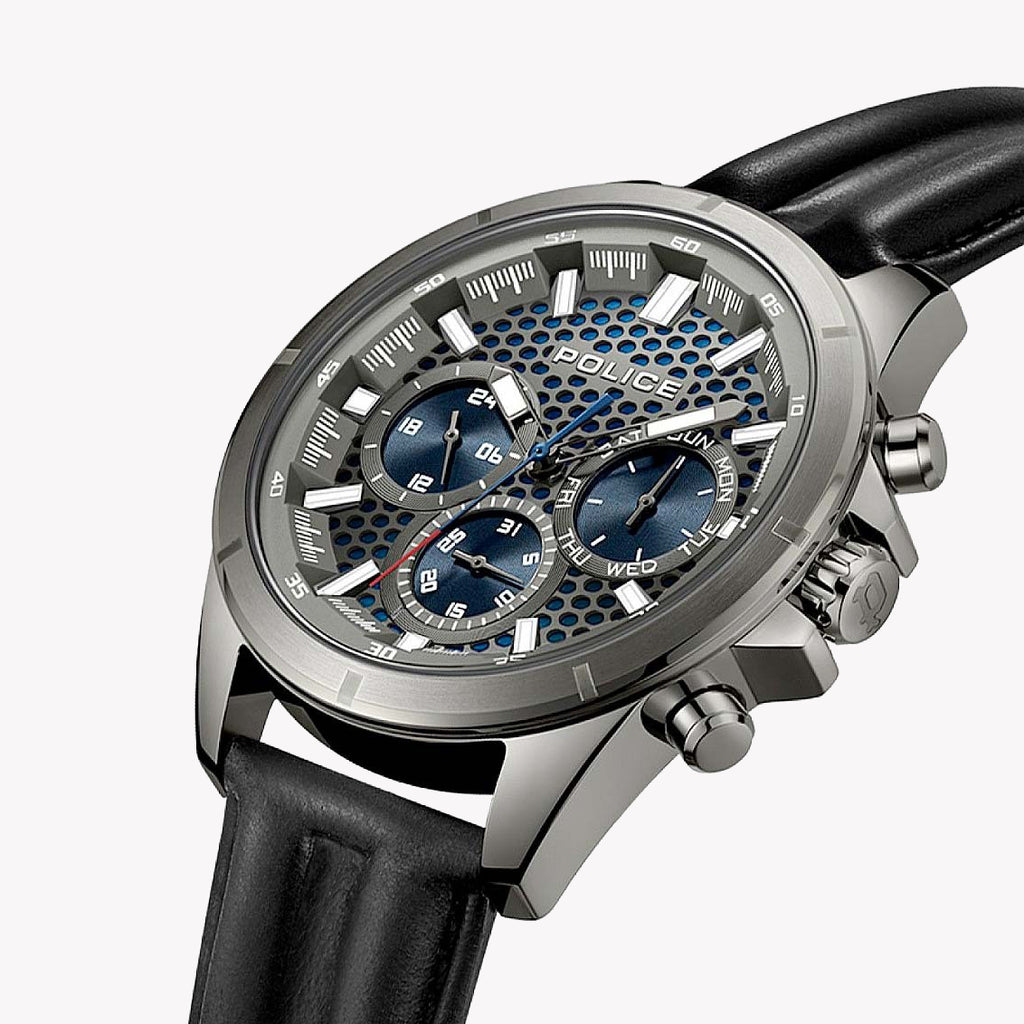 POLICE PEWJF2204102 - ELEGANT BLACK & BLUE TIMEPIECE FOR THE MODERN GENTLEMAN-i-Watch-2