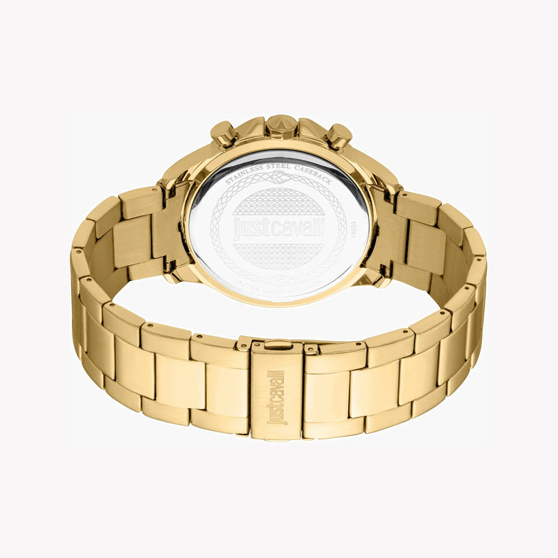 Just Cavalli Men's Gold Alloy Steel Watch, Champagne Dial | Jc1g261m0065 by i-watch