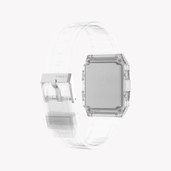 TIMEX Q LCA TRANSPARENT CRYSTAL - RETRO DIGITAL TIMEPIECE FOR NOSTALGIC STYLES-i-Watch-2