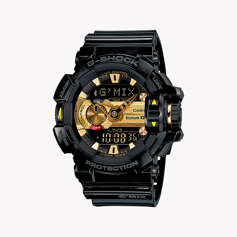 Gba-400-1a9 G-Shock Adventure - Stylish & Resilient Men's Watch With Black Resin Band & Smart Connectivity by i-watch