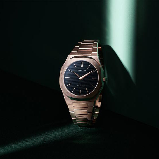 D1 MILANO D1-UTBJ16 Men's Rose Gold Watch with Black Dial-i-Watch-4