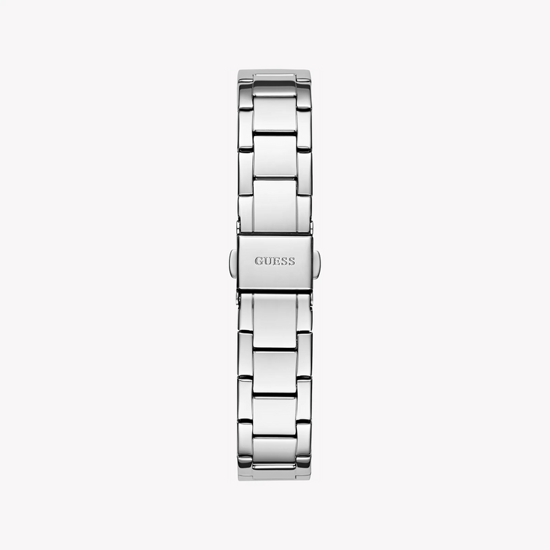 Guess Women's Silver Stainless Steel Watch, White Dial | Gw0767l1 by i-watch