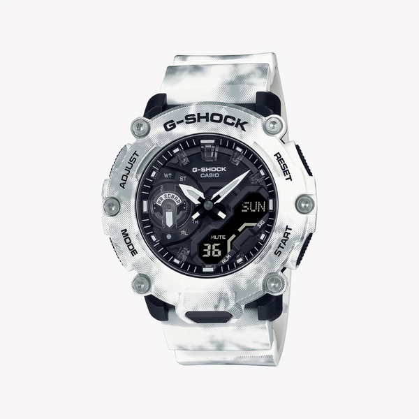 G-Shock Men's White Resin Watch, Digital Dial | Ga-2200gc-7adr by i-watch