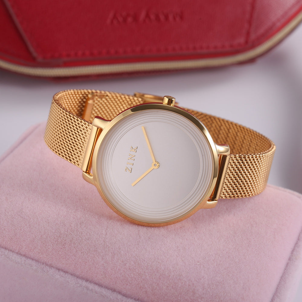 Zink Women's Gold Stainless Steel Watch - Gold & Silver | Zk129l1ms-19 by i-watch