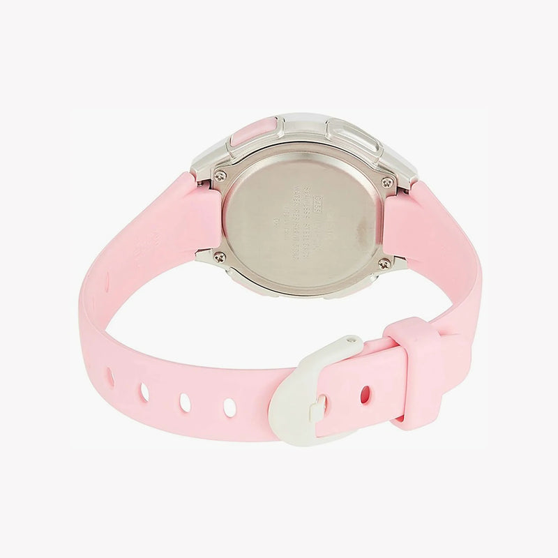 Effortless Elegance Women's Silver Resin Watch, Pink Strap | Lw-203-4avef by i-watch