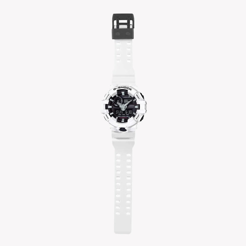 G-Shock Men's White Resin Watch, Super Illuminator | Ga-700-7adr by i-watch