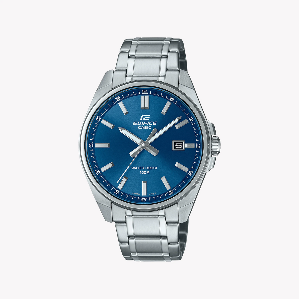 EDIFICE EFV-150D-2AVUEF - STYLISH PRECISION MEN'S WATCH WITH BLUE DIAL AND STAINLESS STEEL BRACELET