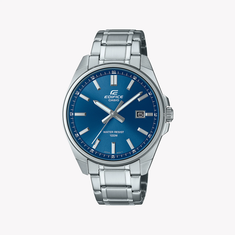 EDIFICE EFV-150D-2AVUEF - STYLISH PRECISION MEN'S WATCH WITH BLUE DIAL AND STAINLESS STEEL BRACELET