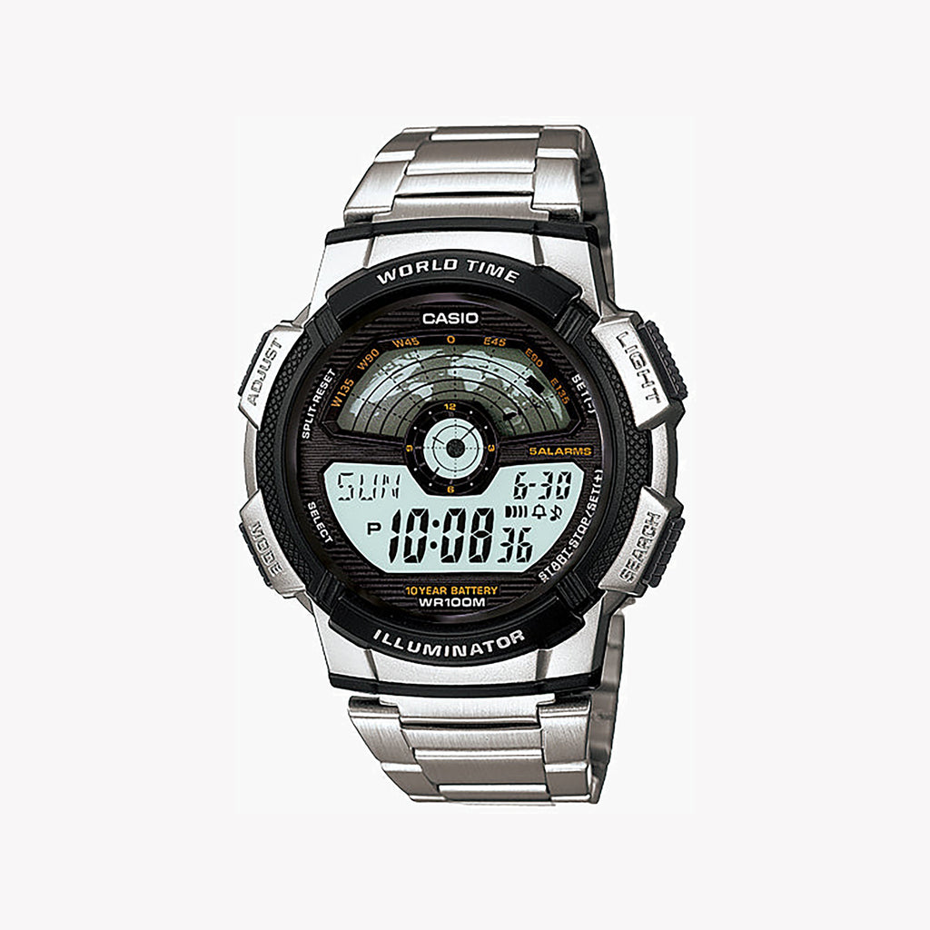 CASIO AE-1100WD-1AVDF ADVENTURE READY - SPORTY SILVER DIGITAL TIMEPIECE for Men