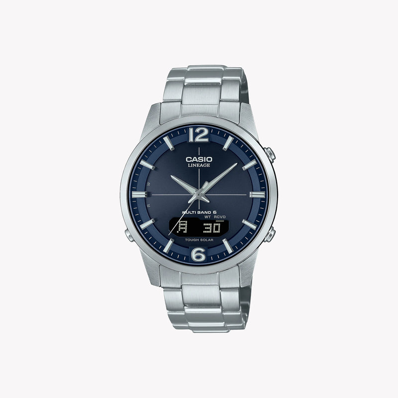 Casio Men's Stainless Steel Watch, Blue Dial | Lcw-M170d-2aer by i-watch
