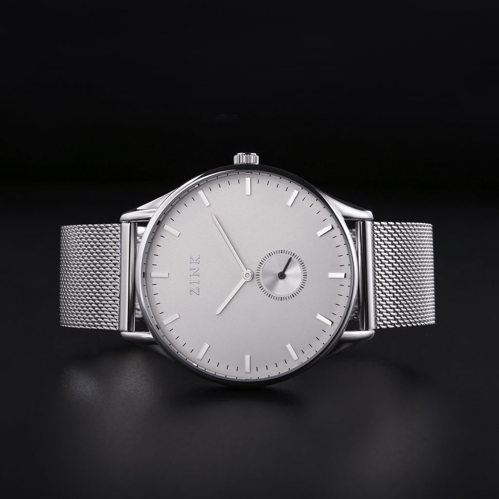 Zink Men's Silver Stainless Steel Watch | Zk130g5ms-16