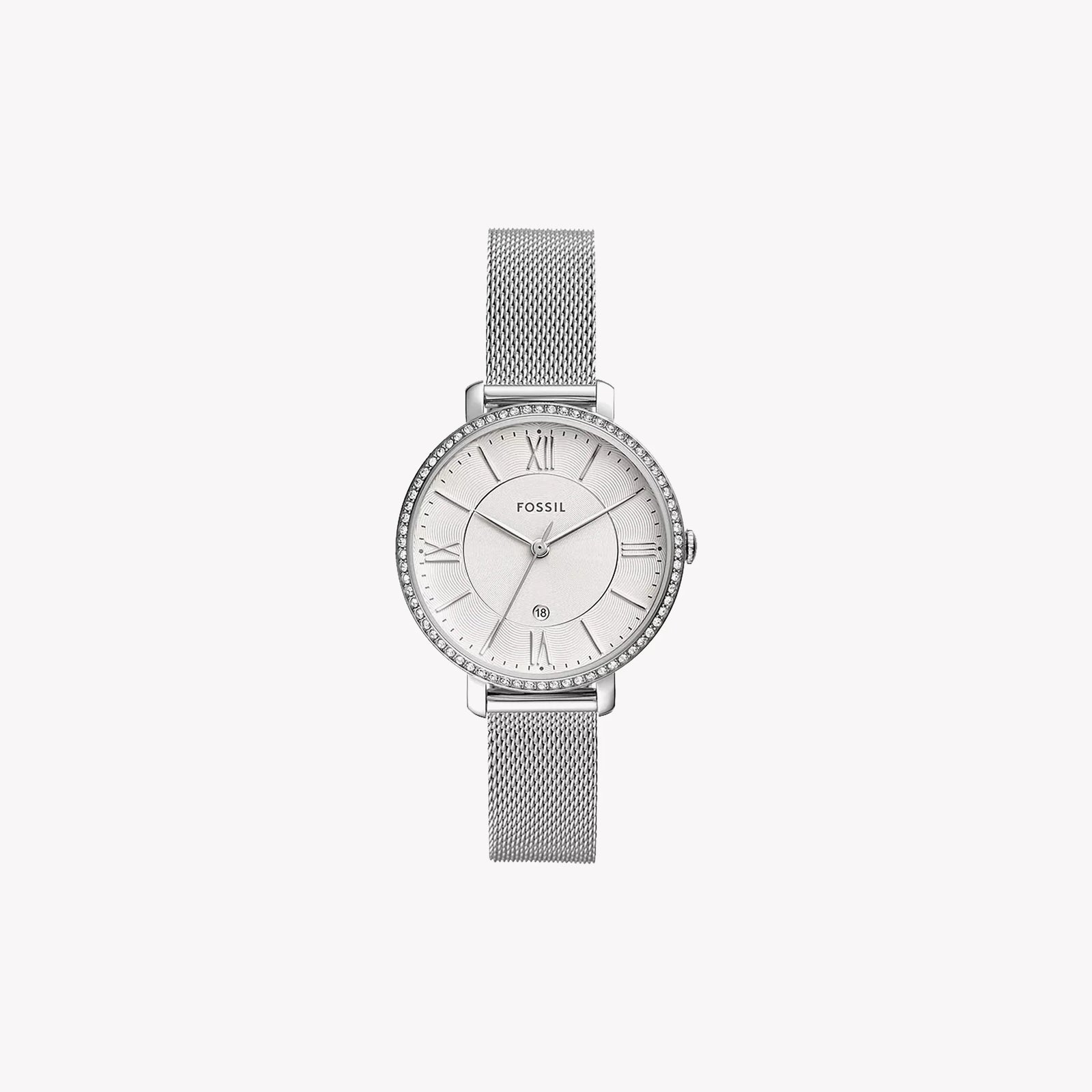 Fossil Women's Silver Stainless Steel Watch, Silver Dial | Es4627 by i-watch