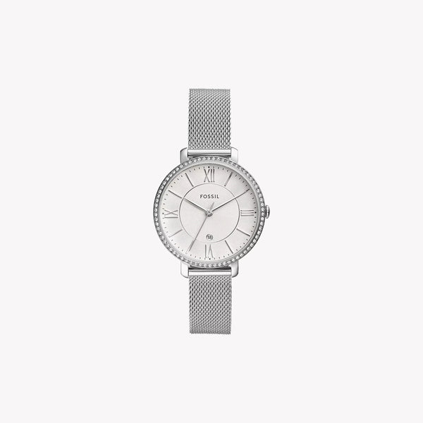 Fossil Women's Silver Stainless Steel Watch, Silver Dial | Es4627 by i-watch