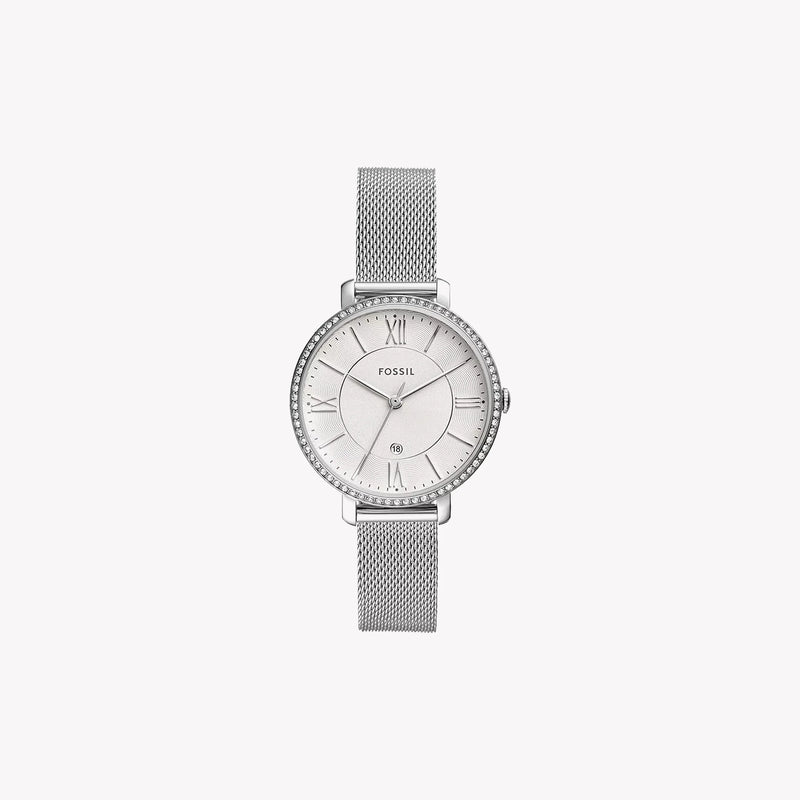 Fossil Women's Silver Stainless Steel Watch, Silver Dial | Es4627 by i-watch