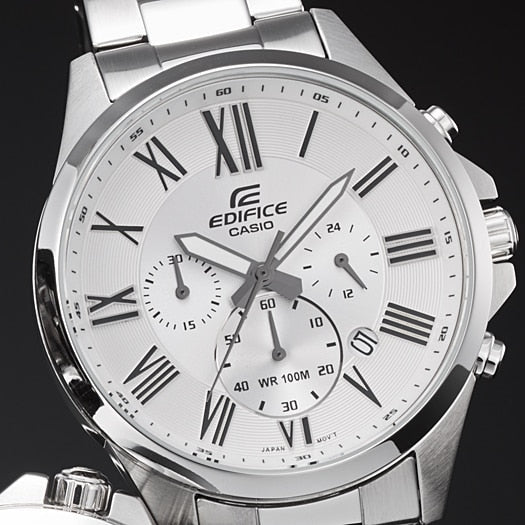 CASIO EDIFICE EFV-500D-7AVUDF - SPORTY ELEGANCE MEN'S WATCH WITH STAINLESS STEEL BAND