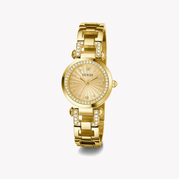 Guess Women's Gold Stainless Steel Watch, Gold Dial | Gw0869l4 by i-watch