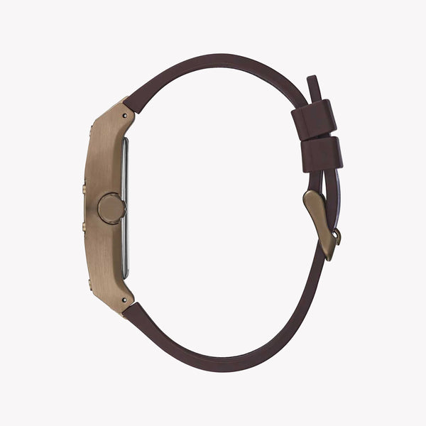 Guess Watches Men's Brown Leather, Dark Blue Dial | Gw0202g2 by i-watch
