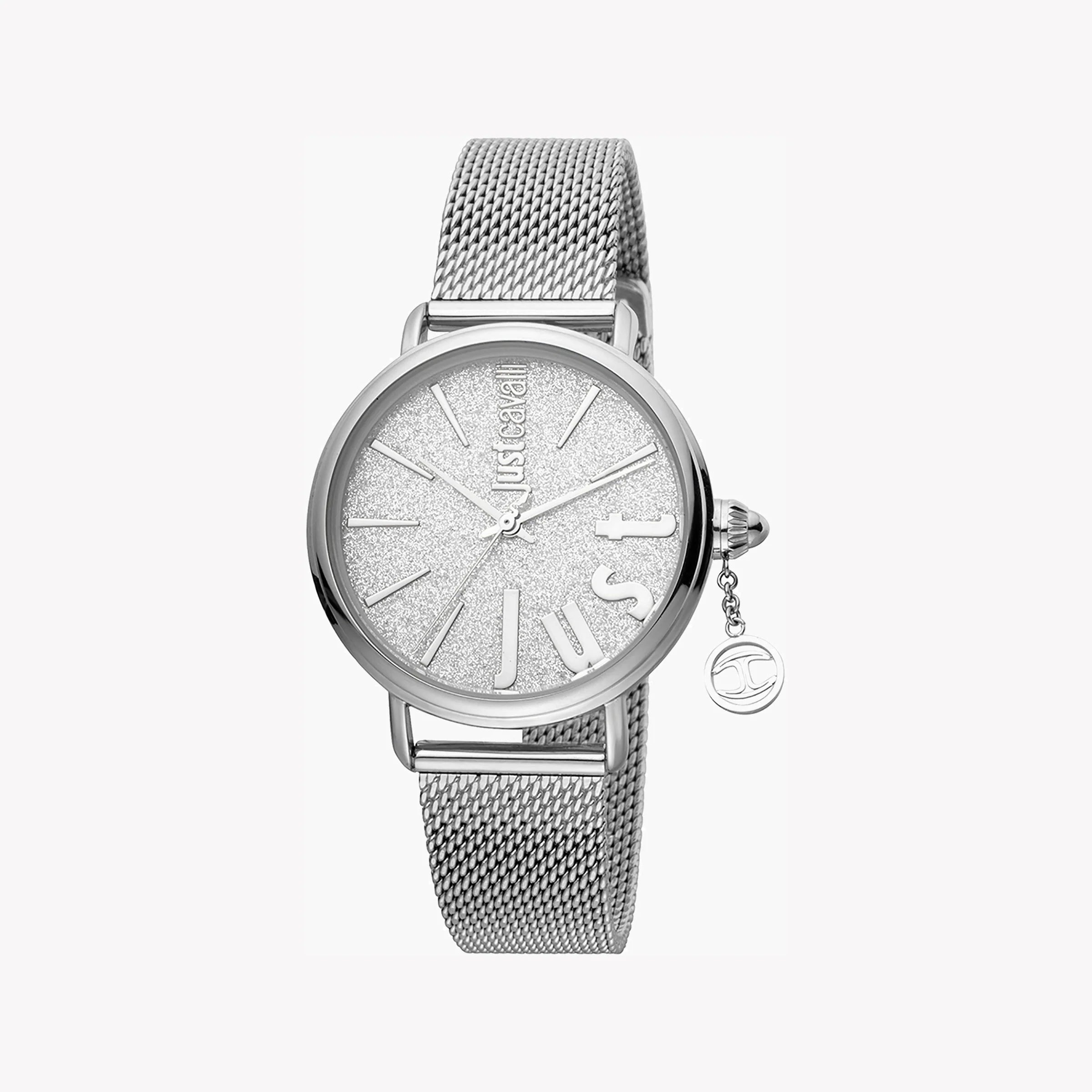 JUST CAVALLI Women's Watch with Silver Metal Case and Silver Stainless Steel Band-i-Watch-2