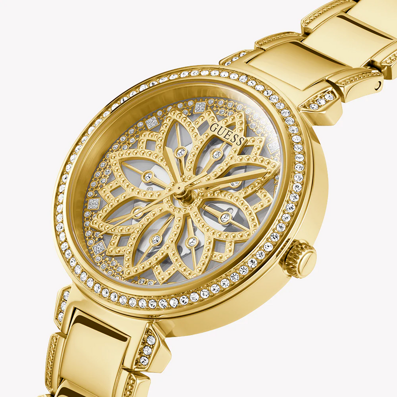 Guess Women's Gold Watch, Champagne Dial | Gw0528l2 by i-watch