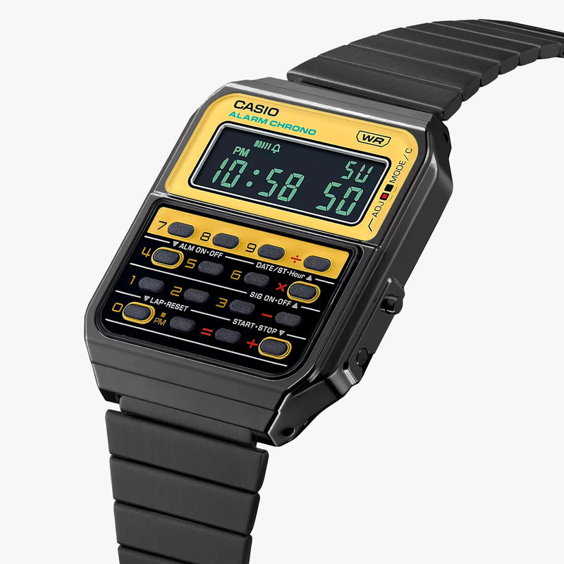 Casio Men's Black Sporty Watch, Chrome Resin | Ca-500wegg-9b by i-watch