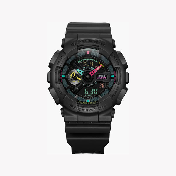 G-Shock Men's Black Resin Watch, Digital Dial | Ga-110mf-1adr by i-watch