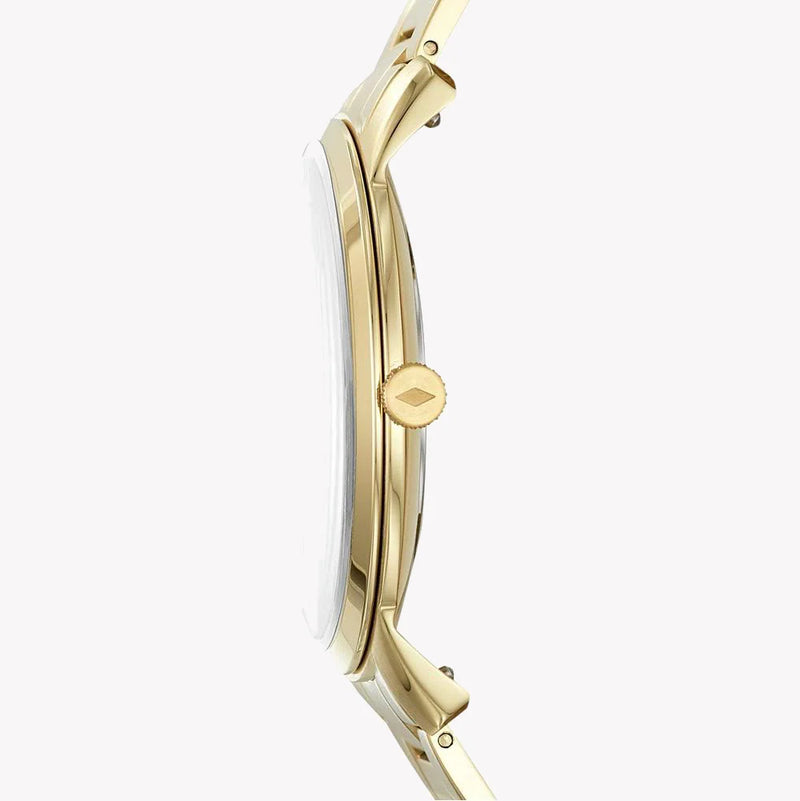 Fossil Unisex Gold Stainless Steel Watch, Gold Dial | Fs5457 by i-watch