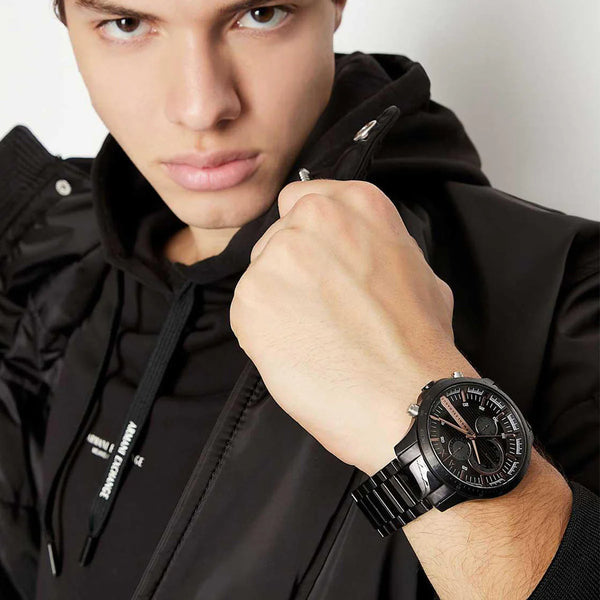 Armani Exchange Men's Black Stainless Steel Watch | Ax2429 by i-watch