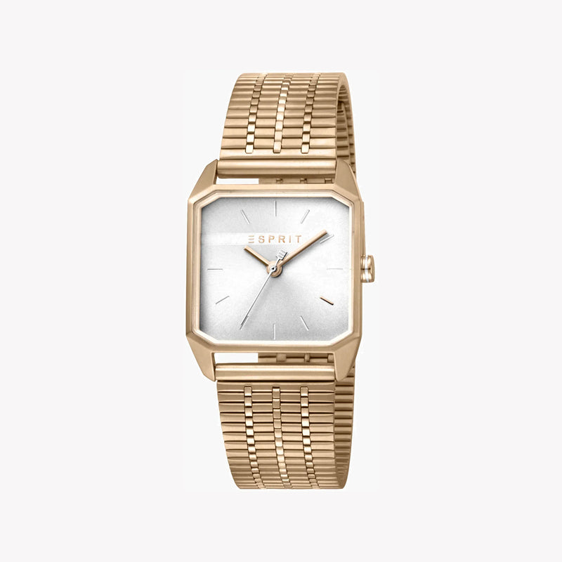 Esprit Women's Watch With Rose Gold Stainless Steel Case And Rose Gold Stainless Steel Band by i-watch