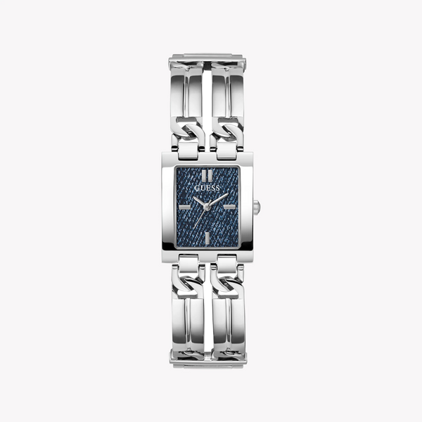 Guess Women's Silver Stainless Steel, Blue Dial | Gw0807l1 by i-watch