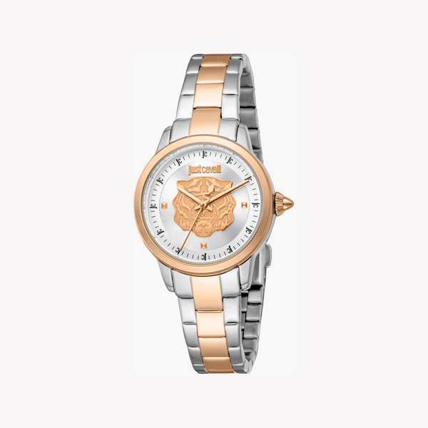 Just Cavalli Women's Two-Tone Watch, Silver Dial | Jc1l334m0105 by i-watch
