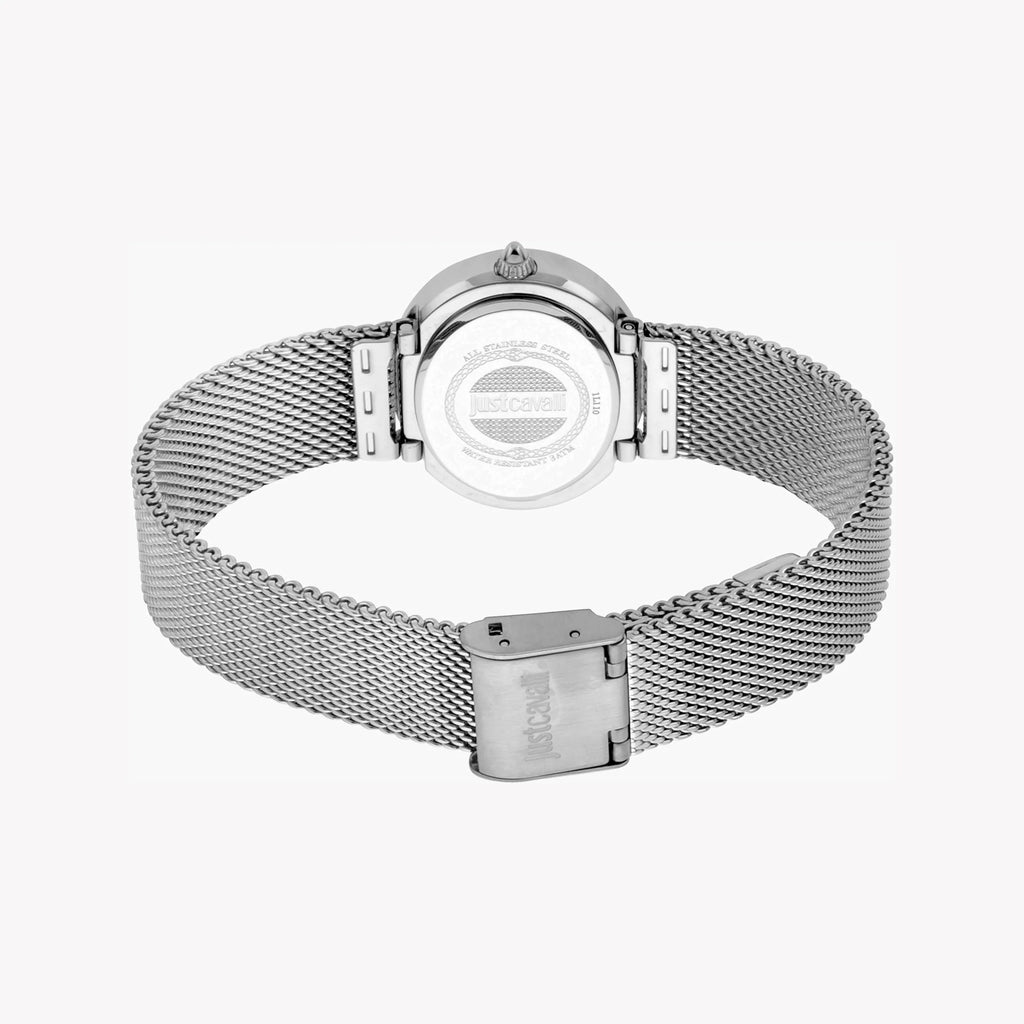 JUST CAVALLI Women's Watch with Silver Stainless Steel Case and Silver Stainless Steel Band-i-Watch-3