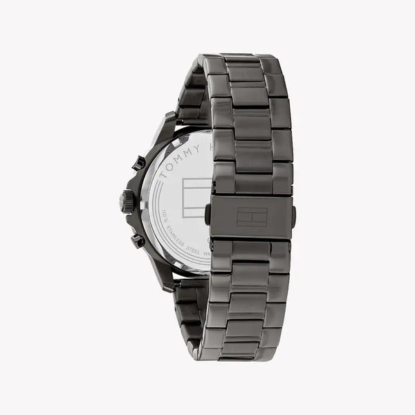Tommy Hilfiger Men's Black Watch, Multicolor Dial | 1680670 by i-watch