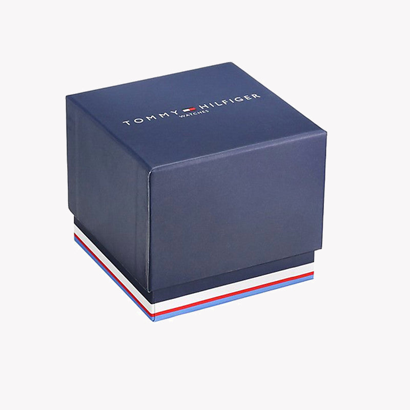 Tommy Hilfiger Men's Black Watch, Multicolor Dial | 1680670