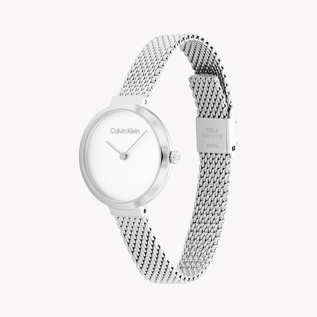 Ck Calvin Klein Women's Silver Watch, Stainless Steel | 1681243