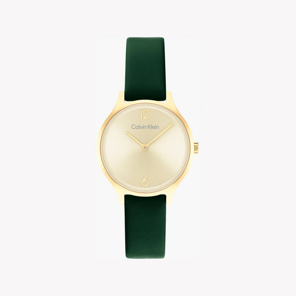 Ck Calvin Klein Women's Gold/Green Watch | 1681253 by i-watch