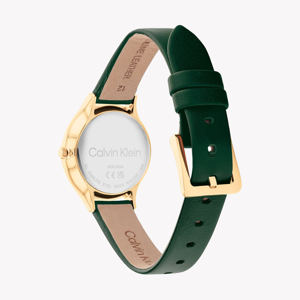 Ck Calvin Klein Women's Gold/Green Watch | 1681253