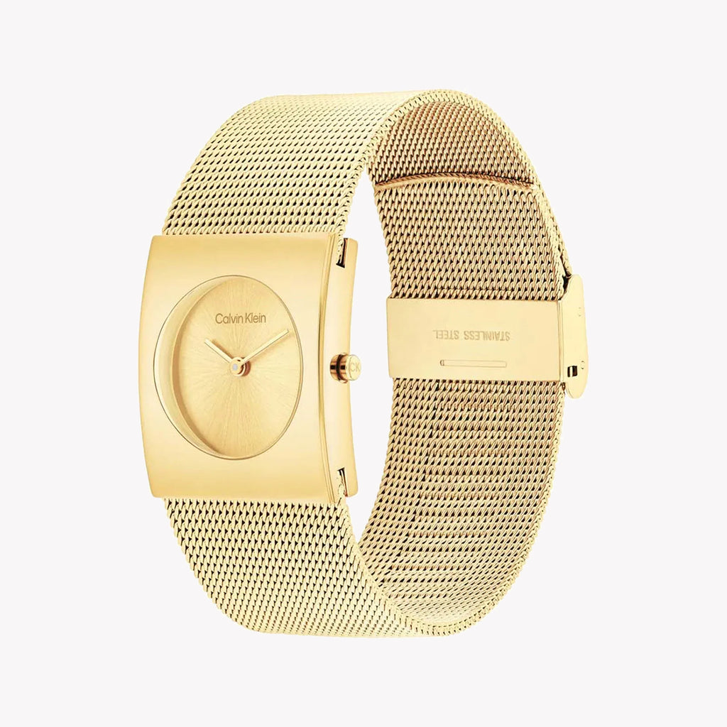 Ck Calvin Klein Women's Gold Watch | Model 1693551