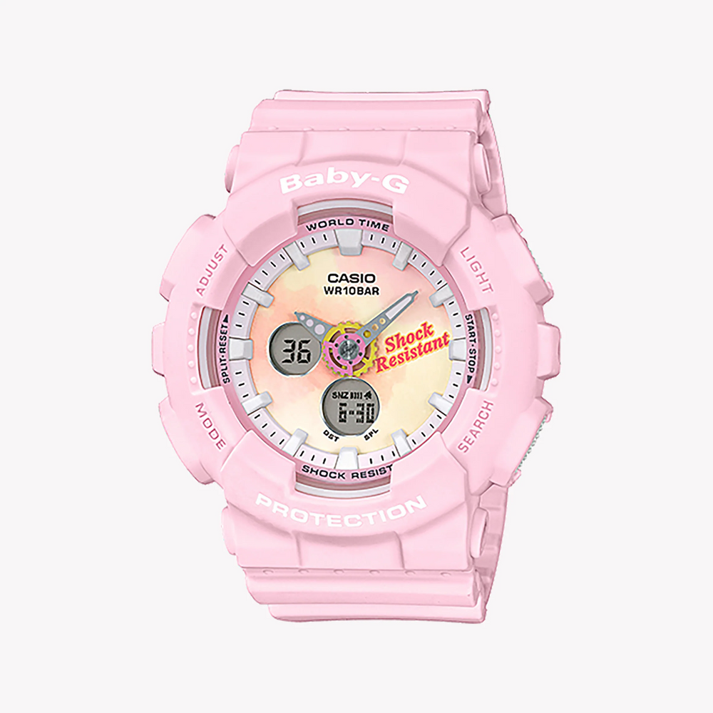 Casio Baby-G Ba-120tg-4adr Vibrant Pink - Sporty Chic Women's Watch With Resin BAnd and Digital Dial by i-watch