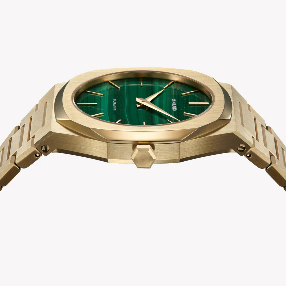 D1 MILANO Men's Gold Watch, Green Dial | D1-UTBJ30 by i-watch
