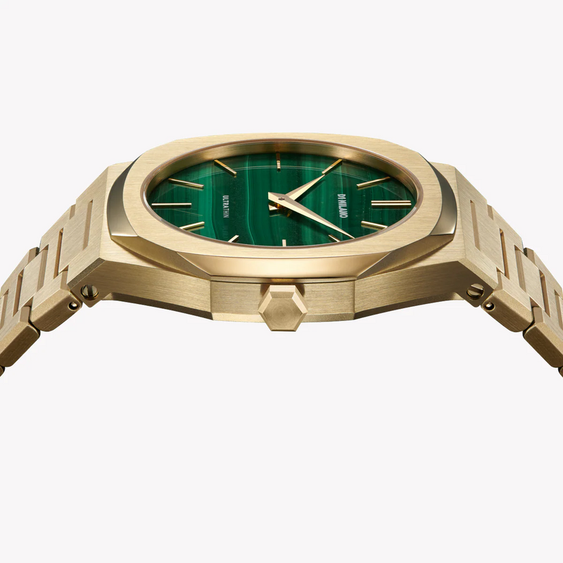 D1 MILANO Men's Gold Watch, Green Dial | D1-UTBJ30 by i-watch
