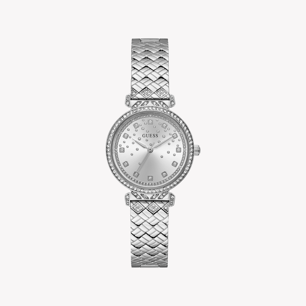 GUESS GW0763L1 DAZZLING CHARM - ELEGANT SILVER WOMEN'S WATCH FOR EVERY OCCASION