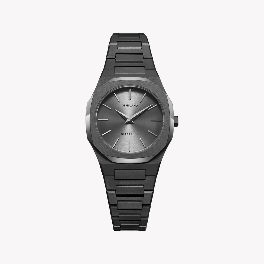 D1 MILANO Men's Black Stainless Steel Watch, Black Dial | D1-UTBL32 by i-watch