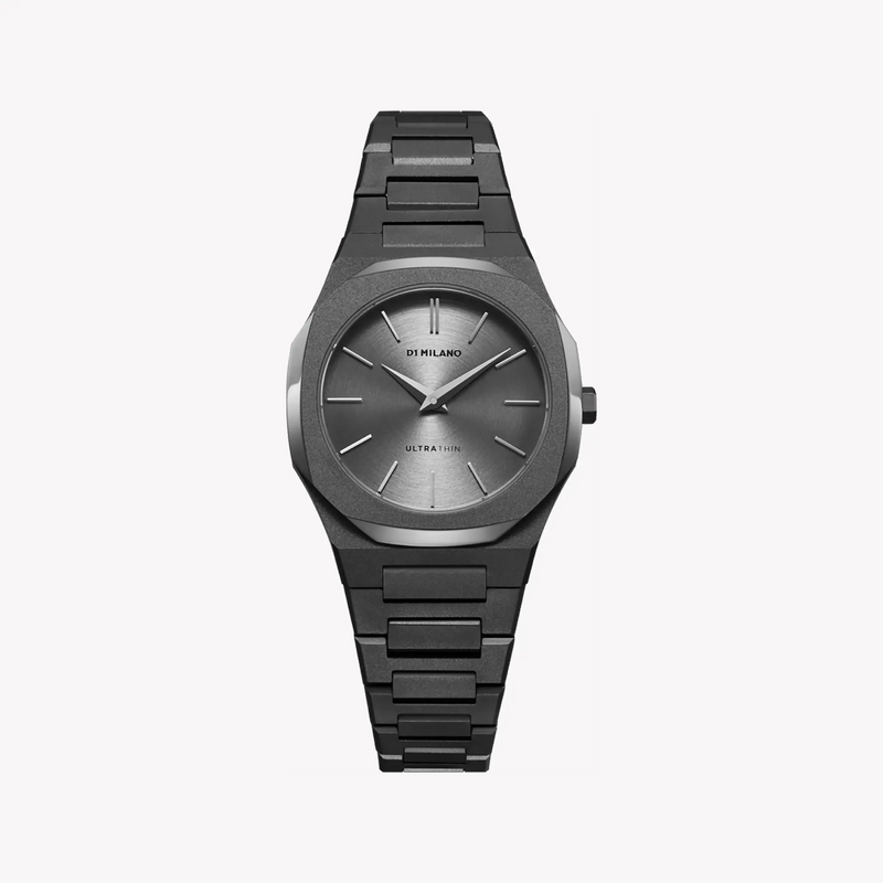 D1 MILANO Men's Black Stainless Steel Watch, Black Dial | D1-UTBL32 by i-watch