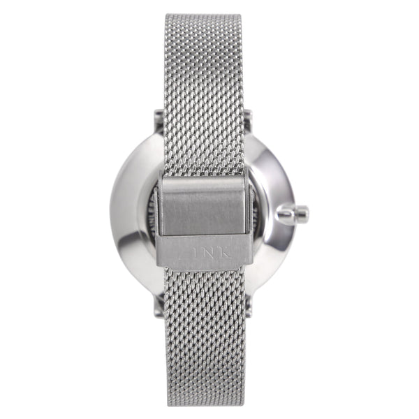 Zink Women's Watch With Silver Stainless Steel Case And Silver Stainless Steel Band by i-watch