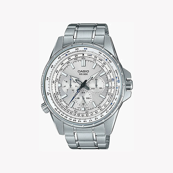 Casio Mtp-Sw320d-7avdf - Sporty Elegance Men's Watch With Stainless Steel Bracelet by i-watch