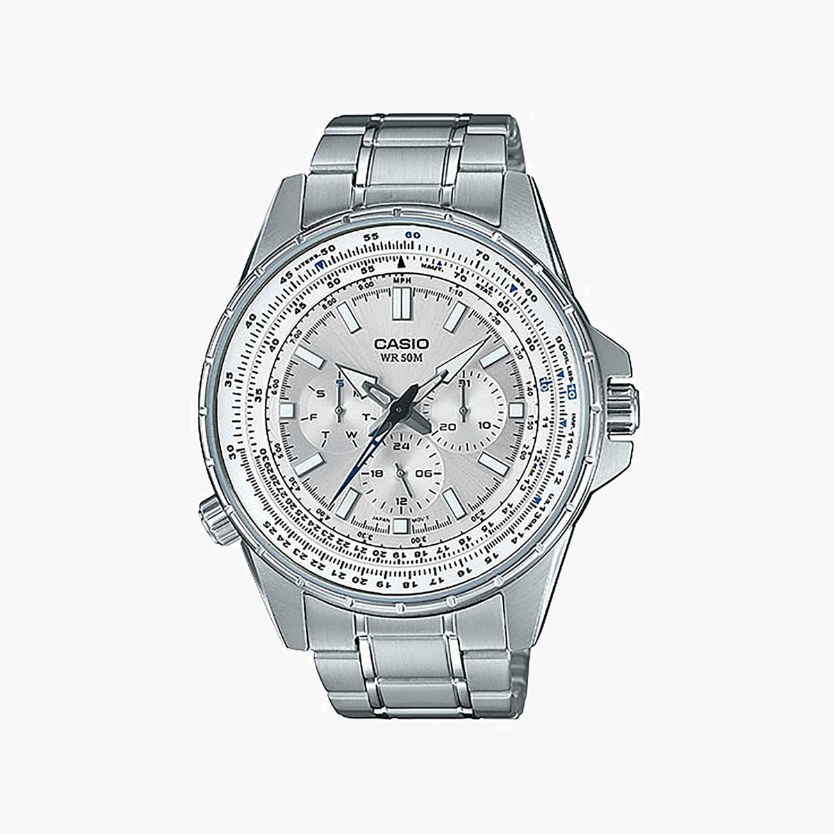 CASIO MTP-SW320D-7AVDF - SPORTY ELEGANCE MEN'S WATCH WITH STAINLESS STEEL BRACELET