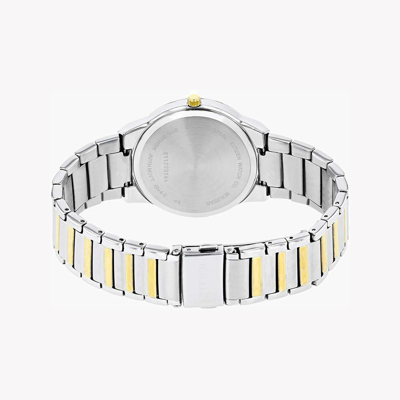 Citizen Bi5064-50a Dynamic Precision - Elegant Men's Watch With Silver Stainless Steel Case & Gold Band by i-watch