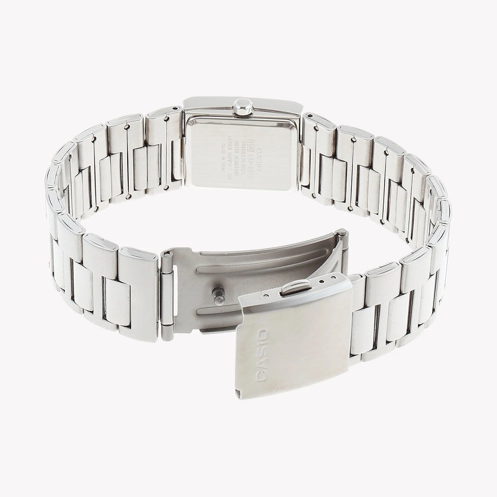 Casio Women's Silver Stainless Steel Watch, White Dial | Ltp-1317d-2cdf by i-watch
