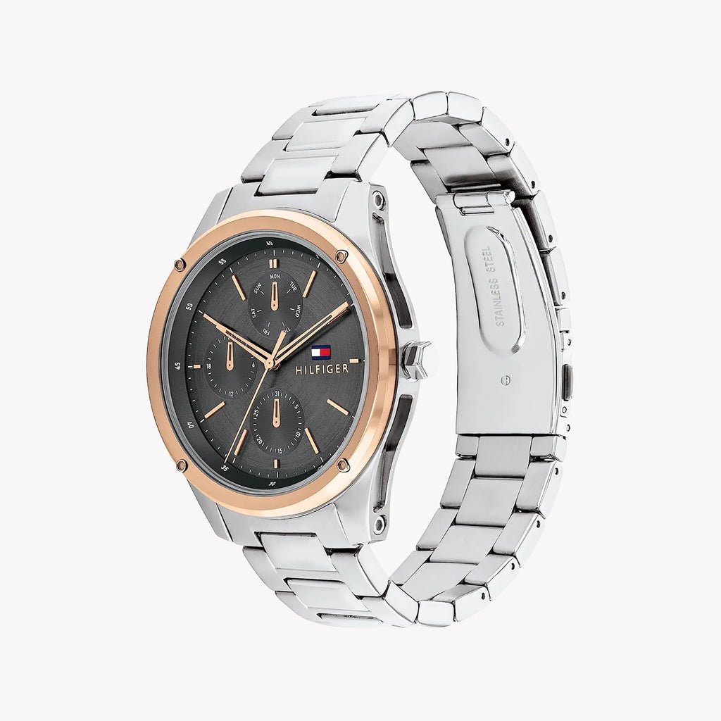 TOMMY HILFIGER Men's Stainless Steel Watch, Silver | 1710541